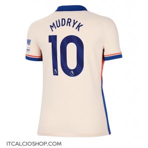 Chelsea Mykhailo Mudryk #10 Seconda Maglia Femmina 2024-25 Manica Corta
